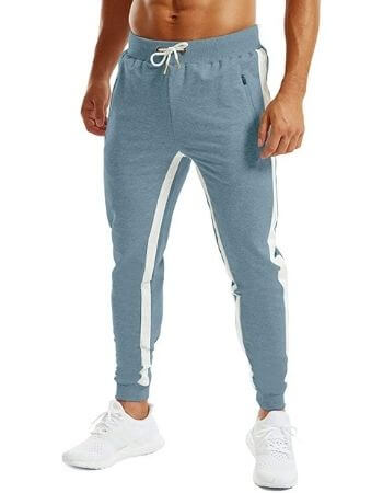 Skateboarding Workout Running Sweatpants with Zipper Pocket