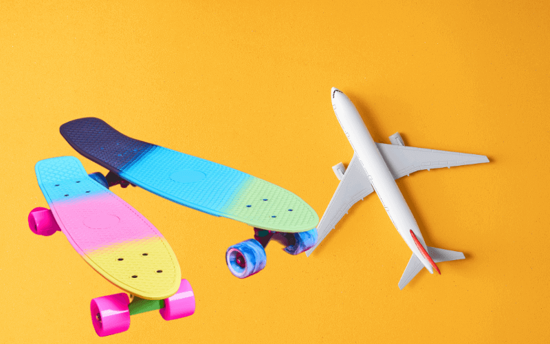 Can you bring a longboard on a plane