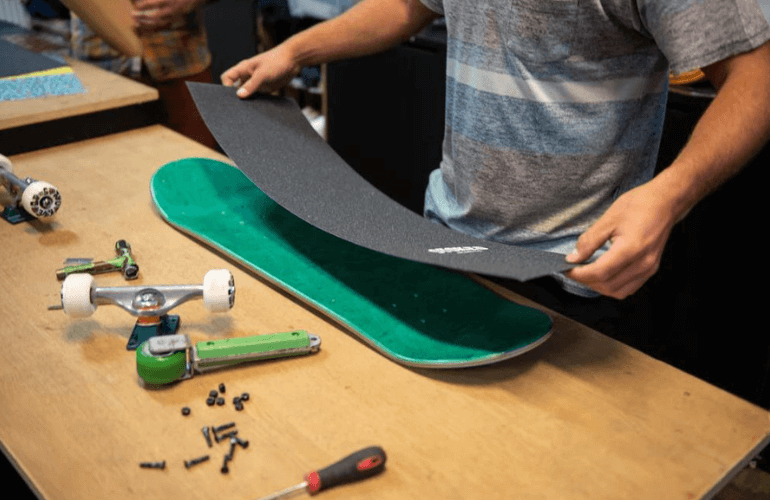 Grip Tape On A Skateboard