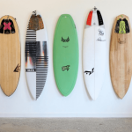Hang a surfboard on a wall