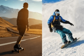 Skateboarding help with snowboarding