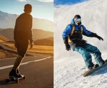 Skateboarding help with snowboarding