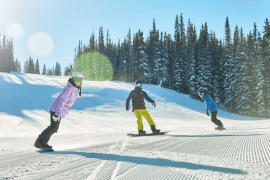 Snowboarding at Vail