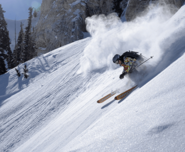 Snowboarding in Solitude